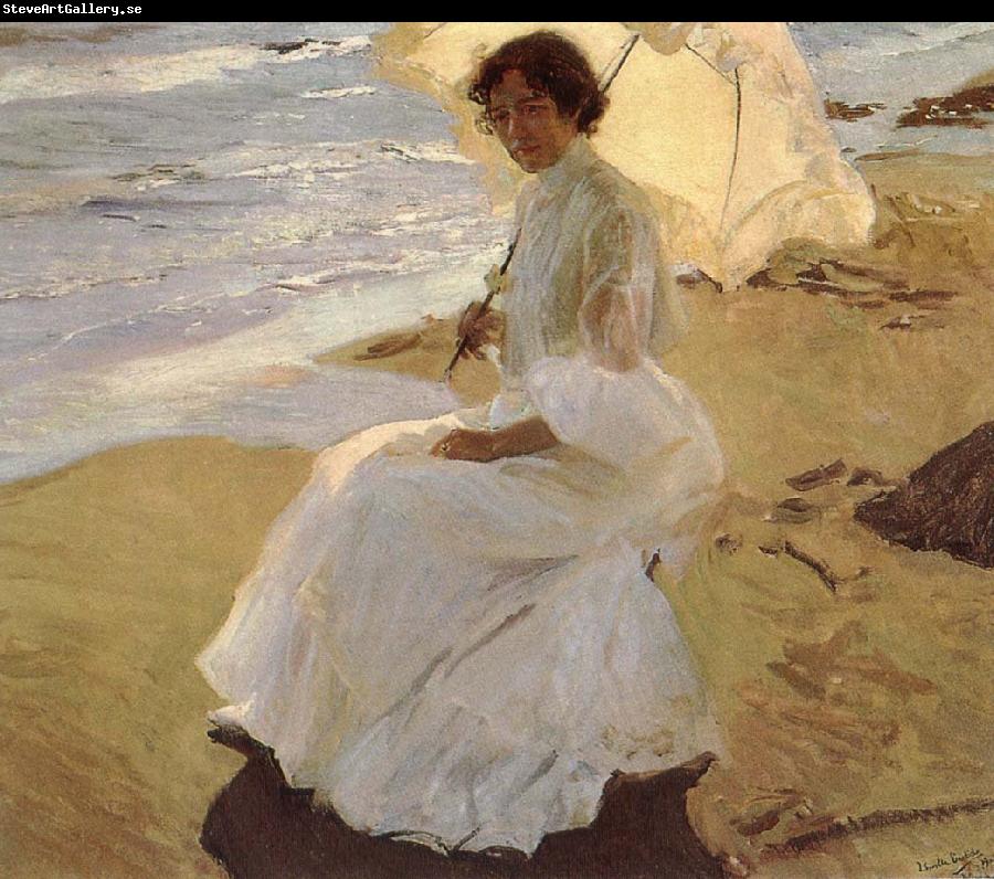 Joaquin Sorolla Andrei Aristide on the beach